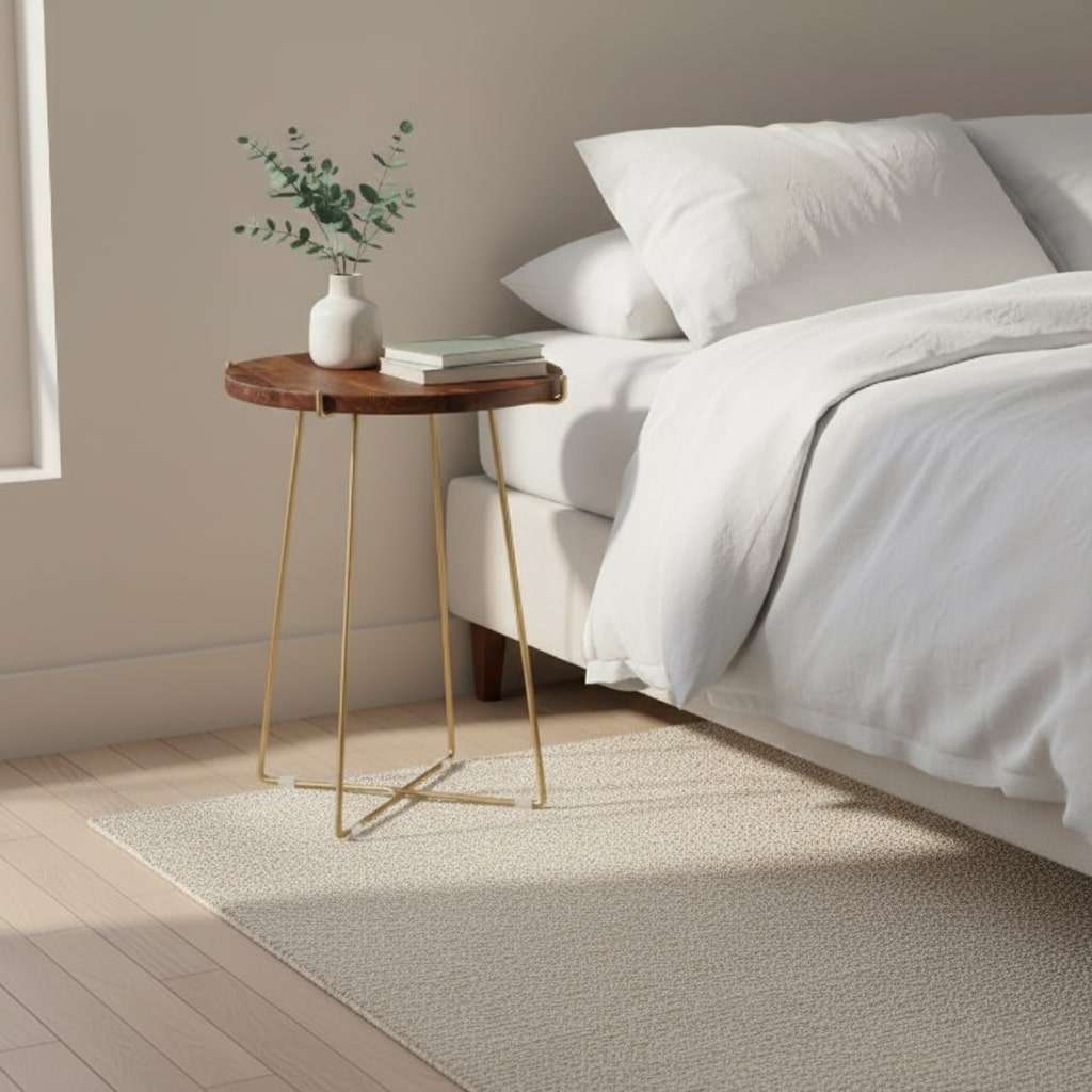 Kuno Decorations – Alec Side Table – Brown